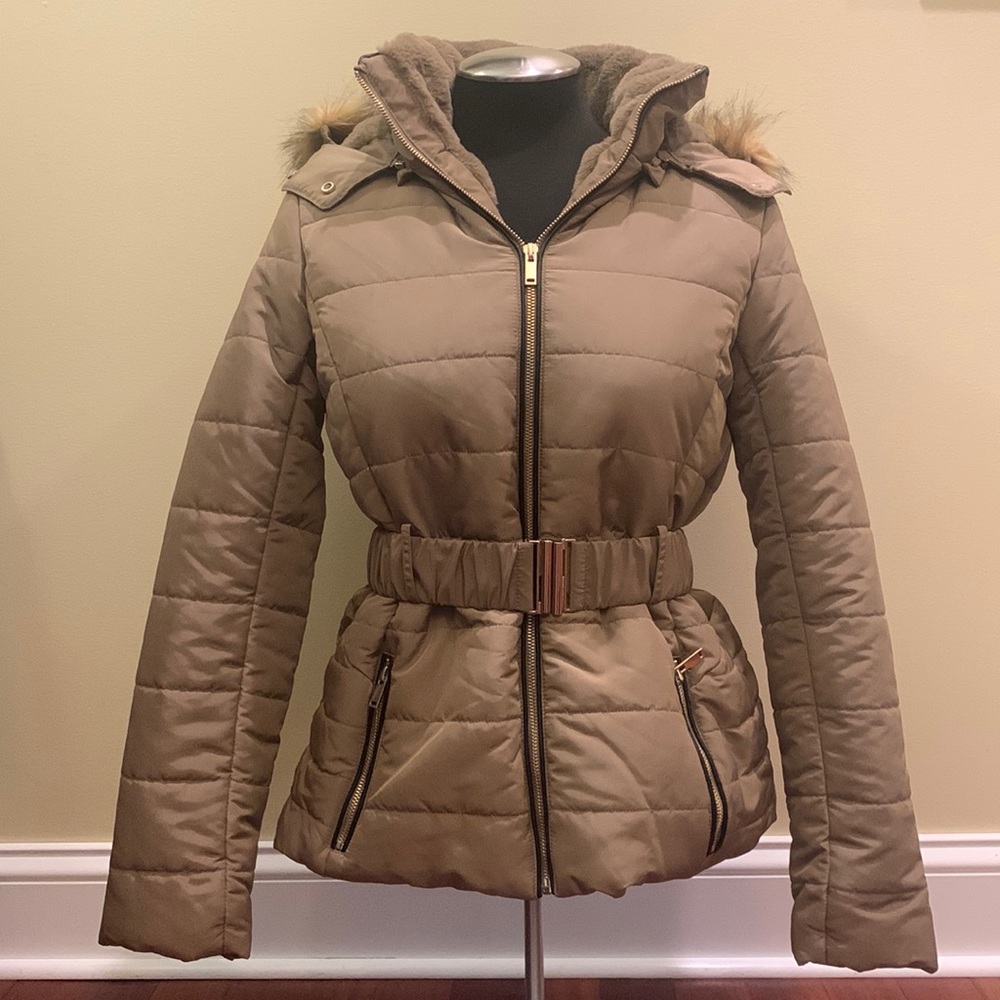 NEW Women’s Belted Winter Puffer Jacket